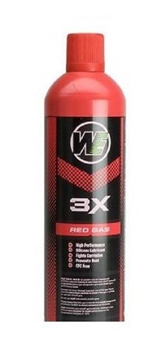 GREEN GAS 3X 1000ml ROSSO WE cod.we3x - Modellismo Ferrazzani